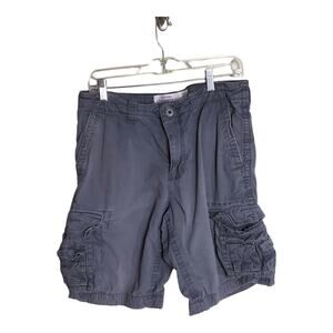 Aeropostale Men’s Cargo Shorts Sz. 33 Classic Length Gray Shorts EUC
